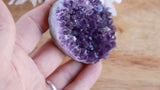 Amethyst Cluster Heart Crystal 6.5cm 90g – Natural Healing Stone