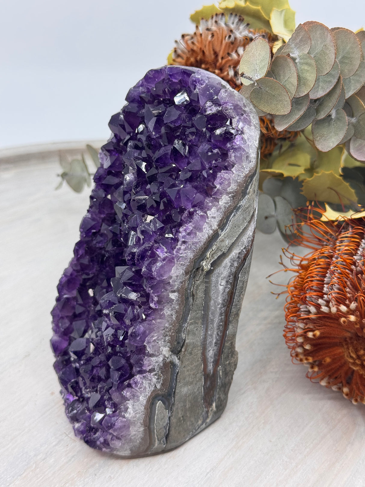Amethyst Deep Purple Cluster | Healing Crystal of Peace & Protection | 894g