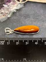Tiger Eye Pendant & Chain  - "I have the strength to overcome challenges and setbacks."