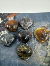 Polychrome Jasper Mini Hearts -"I am grounded and ready to take action towards my goals."