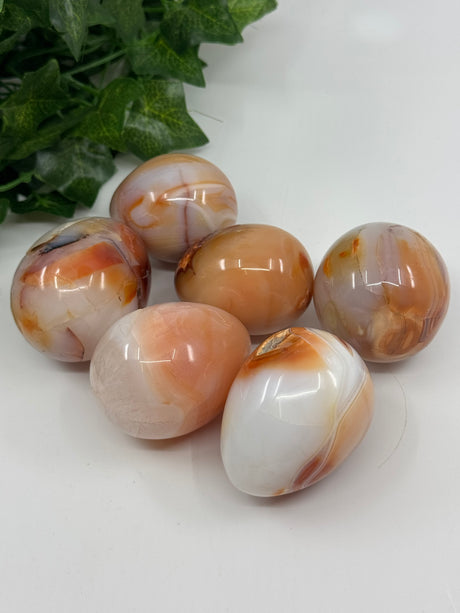 Carnelian Egg Carving  - "I am full of creative energy and new ideas."