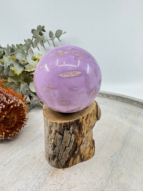 Phosphosiderite Sphere – Stone of Serenity, Spiritual Growth & Higher Connection | 302g Crystal Sphere