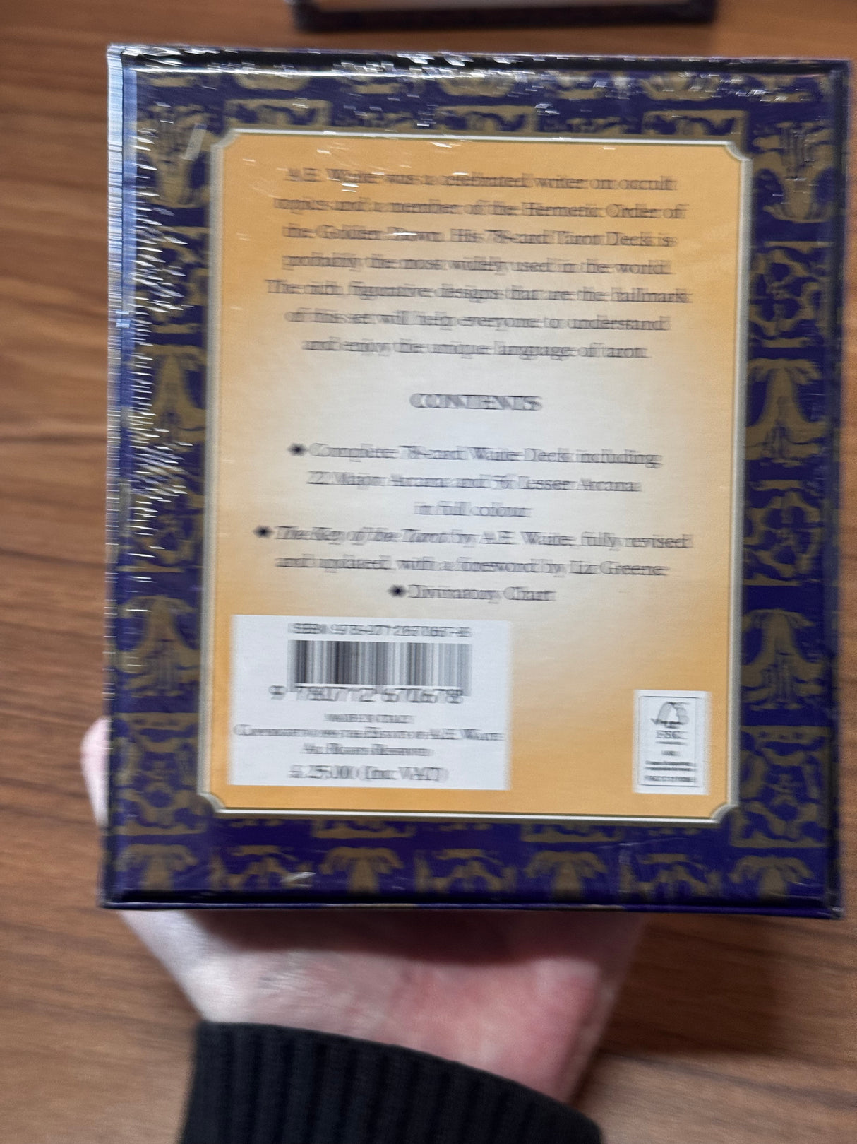 The Original Rider Waite Tarot Set UK Edition