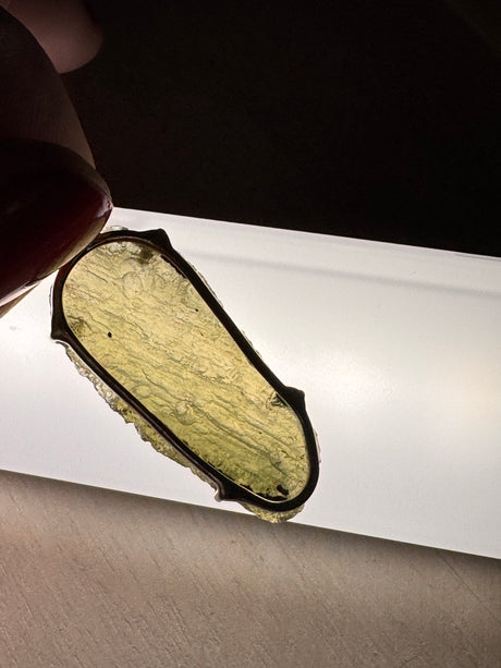 Moldavite Silver Pendant #17 5.76g- Transformation & Protection
