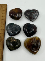 Polychrome Jasper Mini Hearts -"I am grounded and ready to take action towards my goals."