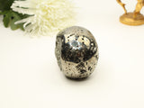 Pyrite Skull Carving #3 | 9cm | 1.326kg | Protection & Energy