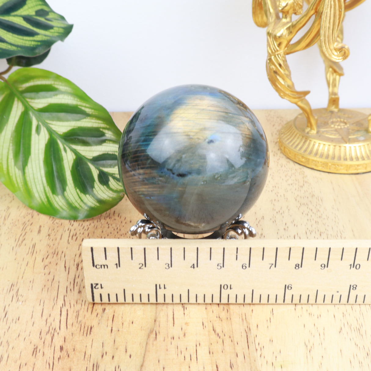 Labradorite Sphere | 6cm | 297g | Protection & Intuition