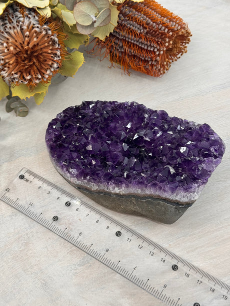 Amethyst Deep Purple Cluster | Healing Crystal of Peace & Protection | 894g