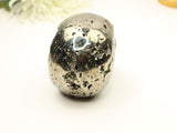 Pyrite Skull Carving #3 | 9cm | 1.326kg | Protection & Energy