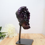 Uruguayan Amethyst Druzy on Stand | 16cm | 2.16kg | Deep Protection & Calm