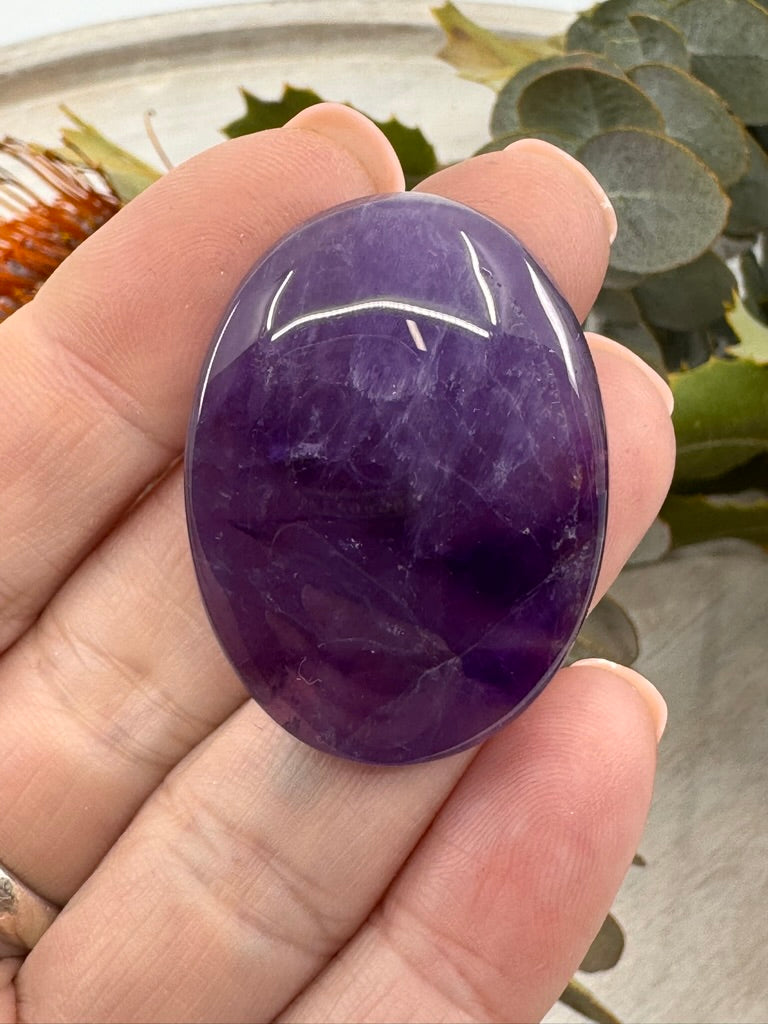 Amethyst Cabochon | Jewellery Making & Spiritual Healing Stone
