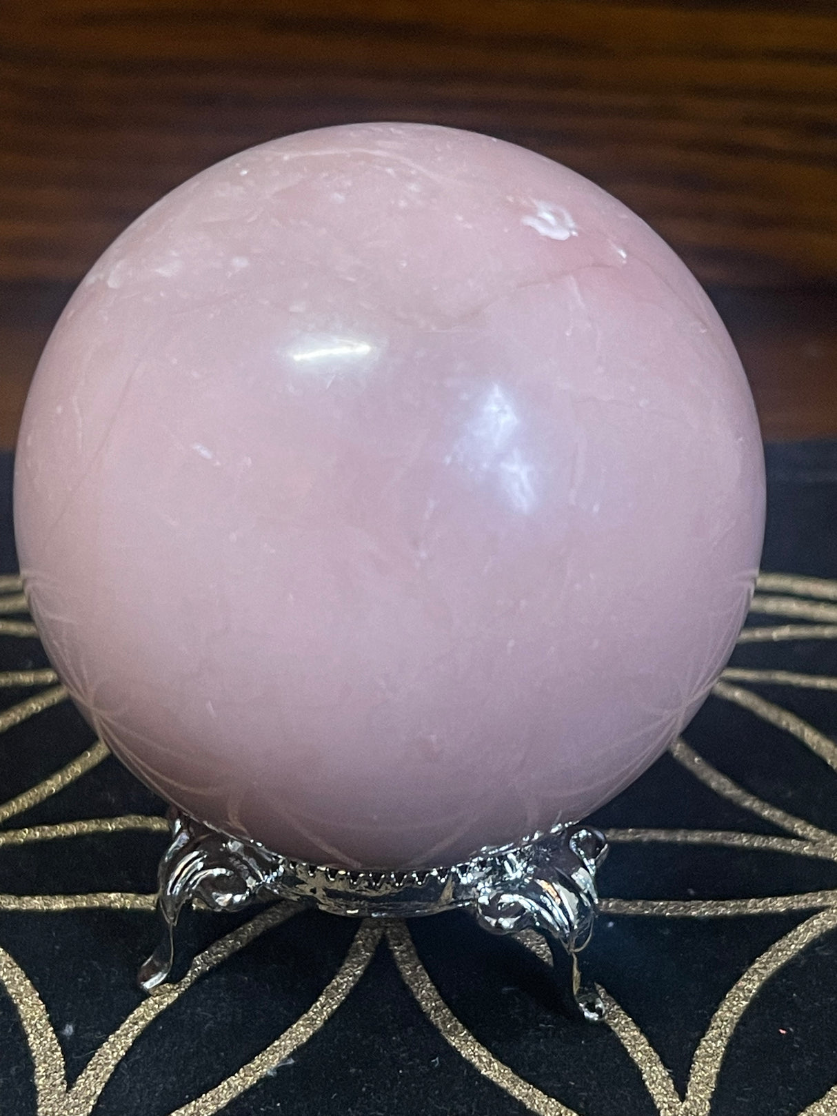 Pink Opal Sphere 300g #3 - Soothing