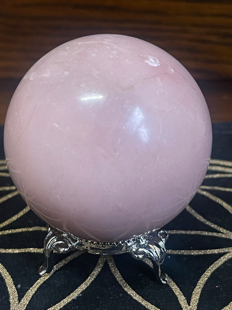 Pink Opal Sphere 300g #3 - Emotional Healing