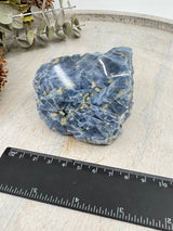 Blue Calcite Natural Chunk with Polished Face #2 – Stone of Calm, Clarity & Emotional Healing