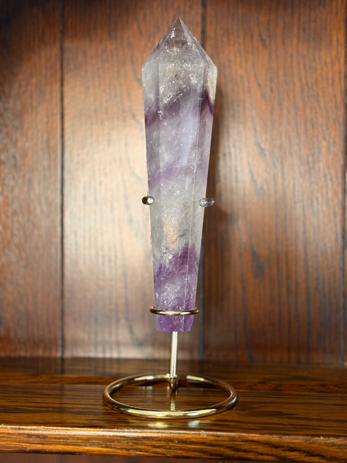 Amethyst Wand 381g – Channel of Divine Calm and Spiritual Insight
