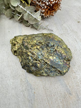 Chalcopyrite peacock ore natural chunk 421g 11cm – rainbow metallic crystal for joy, abundance and transformation – Inspired By 3 Crystals Australia.