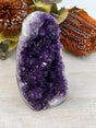 Natural Amethyst cluster, calming crystal of healing, wisdom and higher guidance.