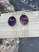 Amethyst Silver Earrings- “I trust my intuition and allow it to guide me each day”’