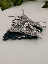 Apatite Blue Butterfly Carving - "I work relentlessly each day to achieve my goals."