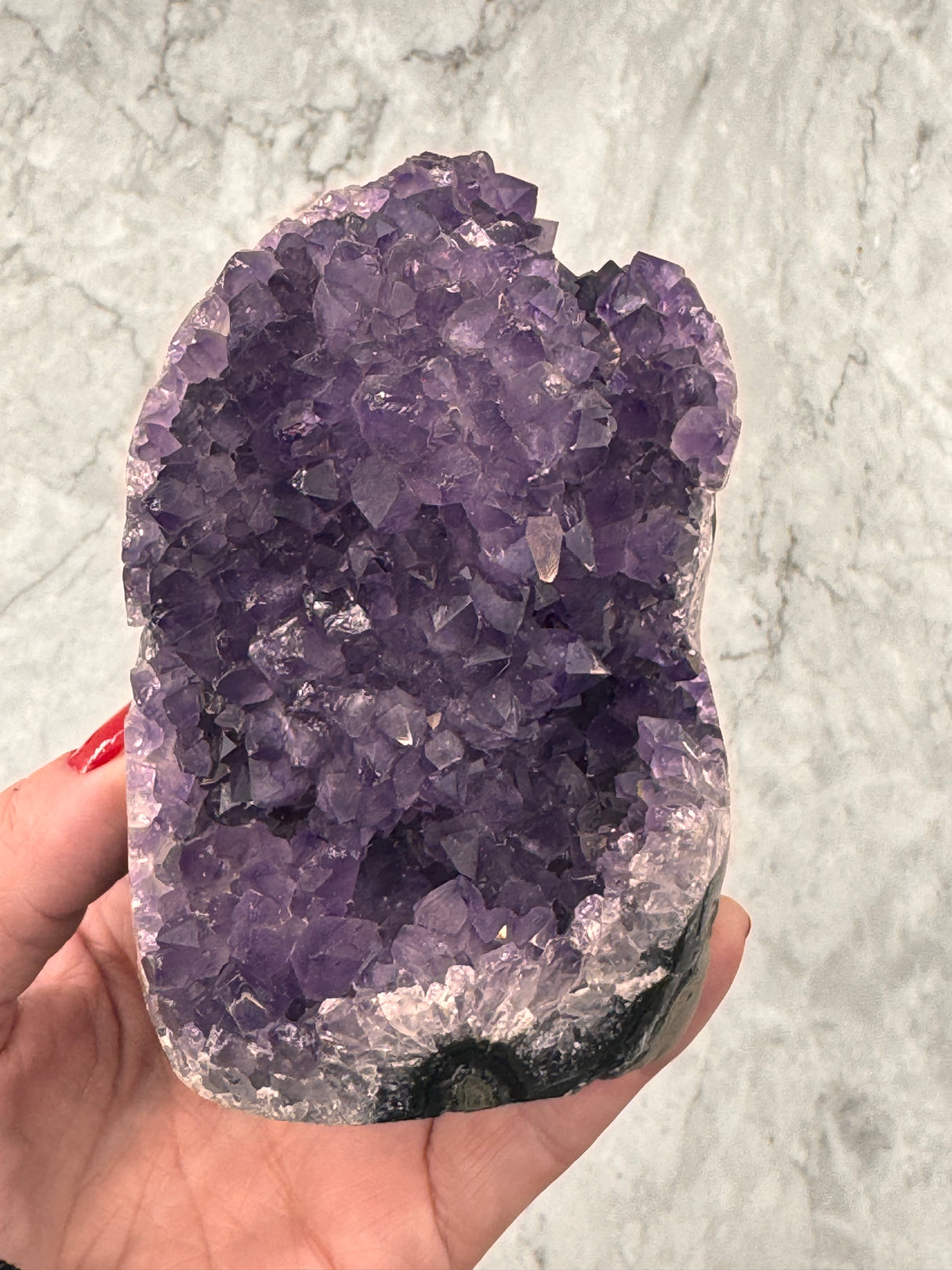 Amethyst Cluster 860g “I trust my intuition and allow it to guide me each day”