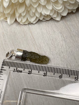 Moldavite Silver Pendant #4 1.48g- Transformation & Protection