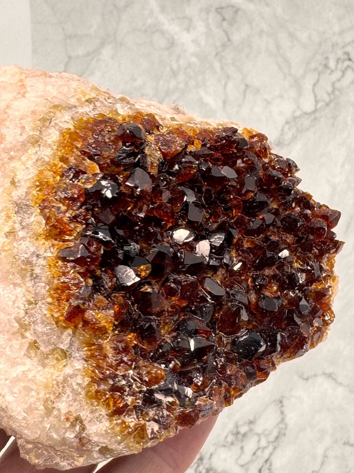Citrine Cluster 456g - “I am successful in all areas of life”.