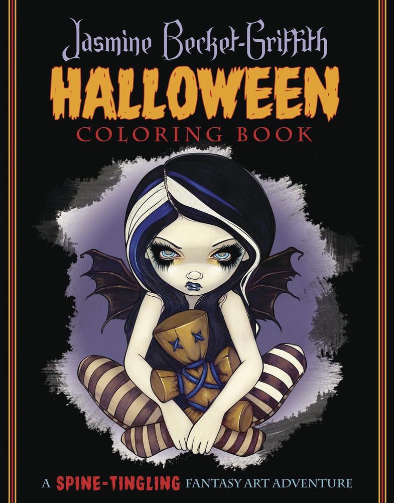 Halloween Coloring Book A Spine-Tingling Fantasy Art Adventure Jasmine Becket-Griffith