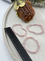 Rose Quartz Stretch Bracelet – Stone of Love, Compassion & Emotional Healing