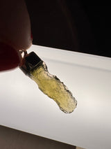 Moldavite Silver Pendant #4 1.48g- Transformation & Protection