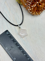 Rose Quartz Star Pendant - Stone of Love, Harmony & Emotional Healing