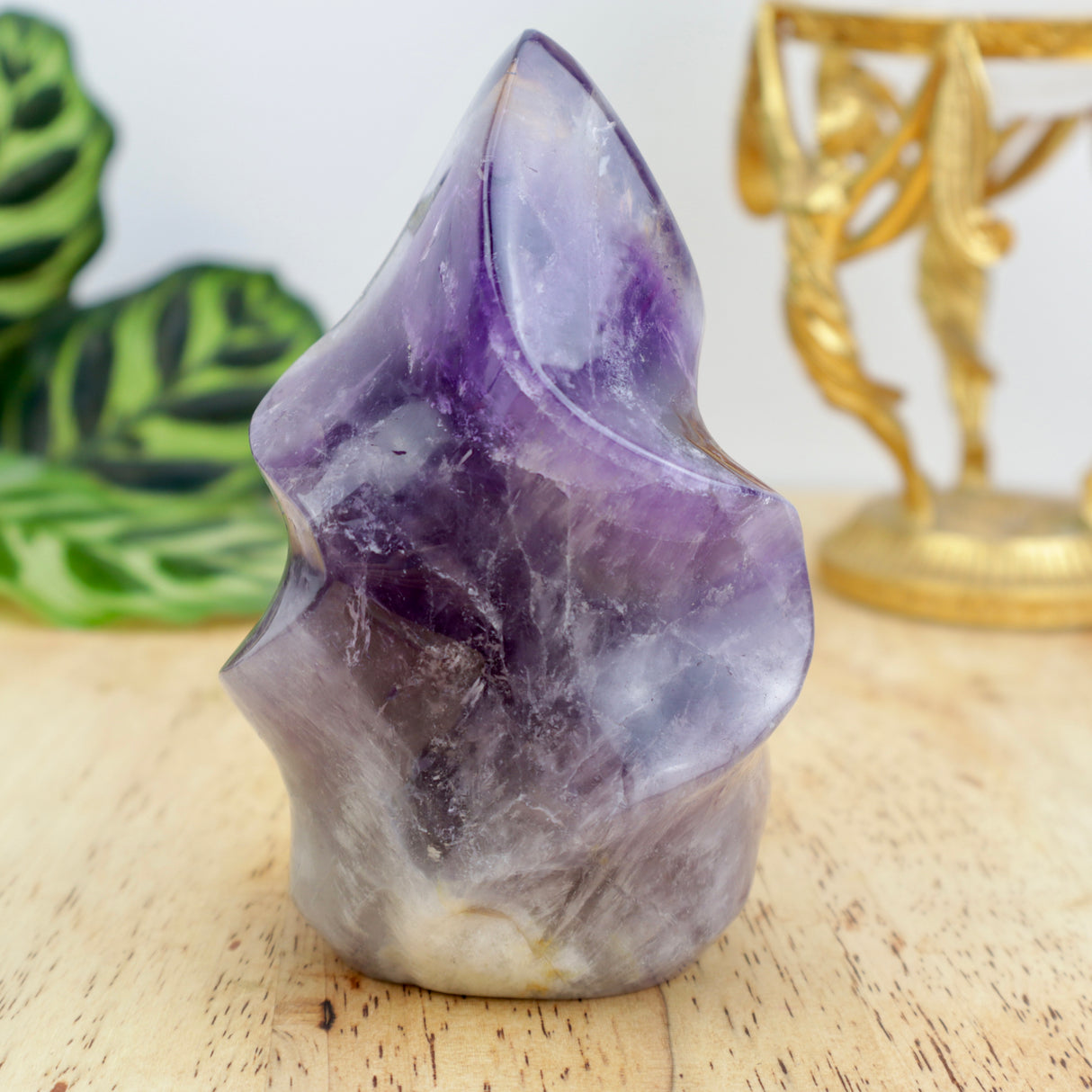 Amethyst Flame – 542g Intuition & Spiritual Protection Sculpture