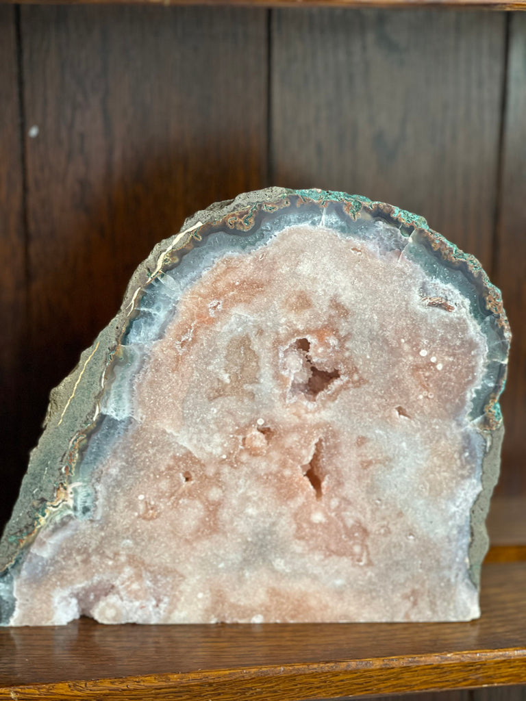 Pink Amethyst Slab 1.7kg - “ I am a strong and loving person”.