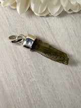 Moldavite Silver Pendant #6 1.46g- Transformation & Protection