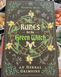 Runes for the Green Witch An Herbal Grimoire by Nicolette Miele paperback witchcraft book exploring 24 Elder Futhark runes, herbal magic, plant correspondences, rune divination, spellwork, protection rituals and green witch spirituality.