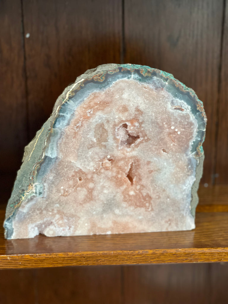 Pink Amethyst Slab 1.7kg - “ I am a strong and loving person”.