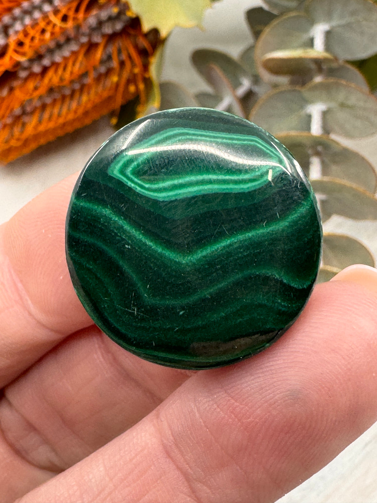 Malachite Cabochons | Jewellery Making & Transformation Crystal