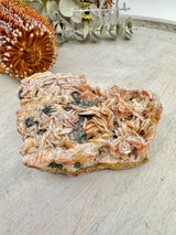 Barite Flower with Cerussite & Galena 424g (11x7cm) – Stone of Grounding, Insight & Angelic Connection