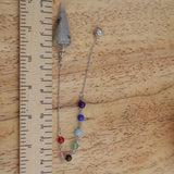 Labradorite Pendulum with Chakra Chain – Intuition & Psychic Protection