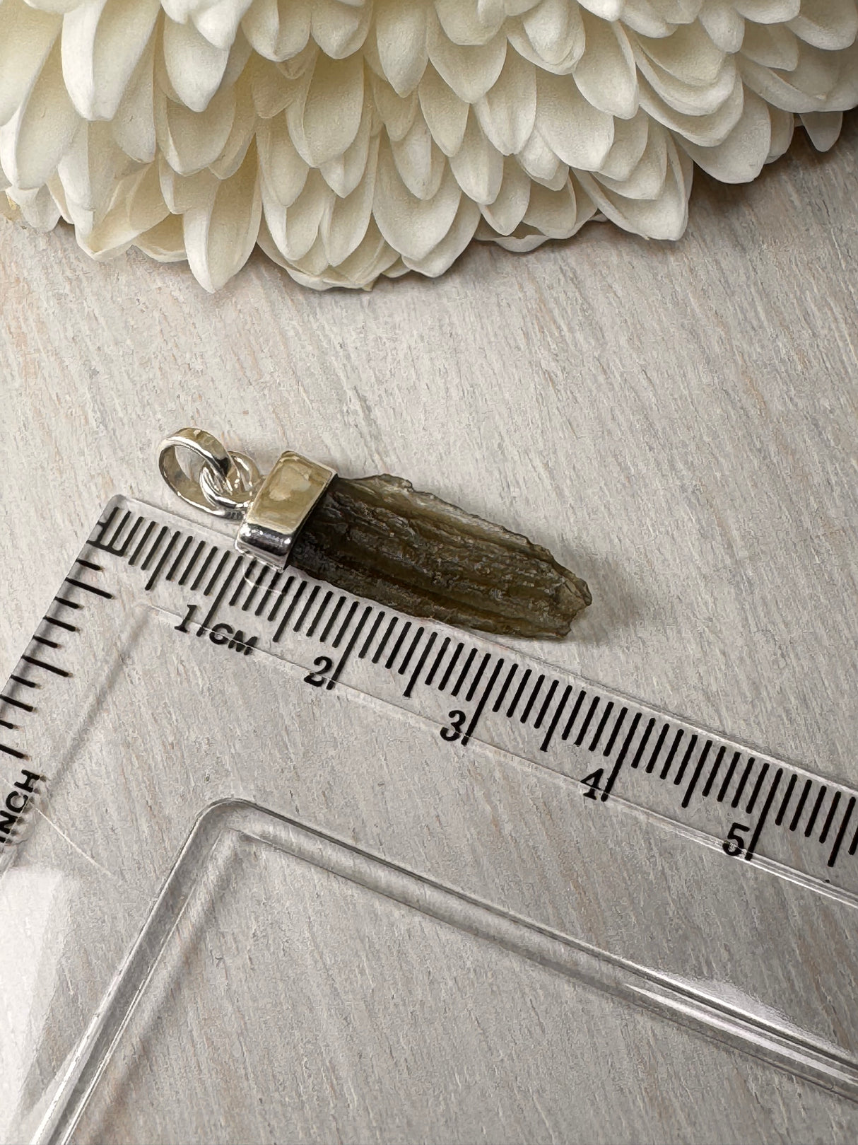 Moldavite Silver Pendant #3 1.66g- Transformation & Protection