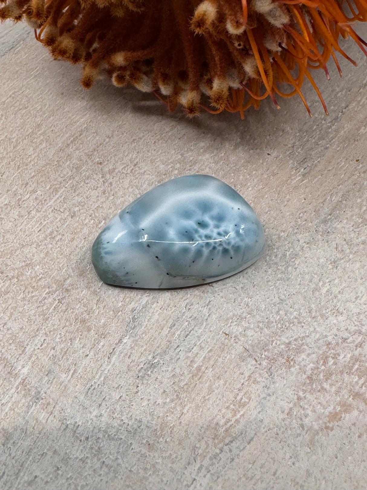 Larimar Cabochon | Ocean Blue Crystals for Jewellery & Craft