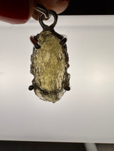 Moldavite Silver Pendant #1 – 2.28g | Transformation & Galactic Energy
