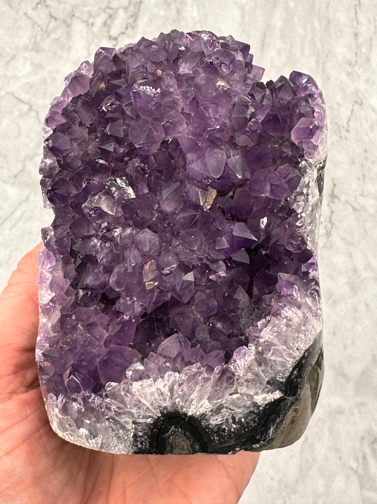 Amethyst Cluster 860g “I trust my intuition and allow it to guide me each day”