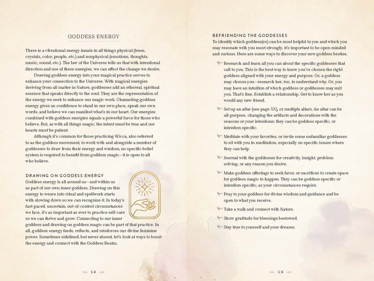 Goddess Magic A Handbook of Spells, Charms, and Rituals Divine in Origin