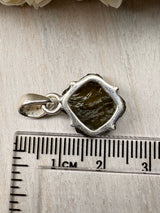 Moldavite Silver Pendant #12 2.22g- Transformation & Protection