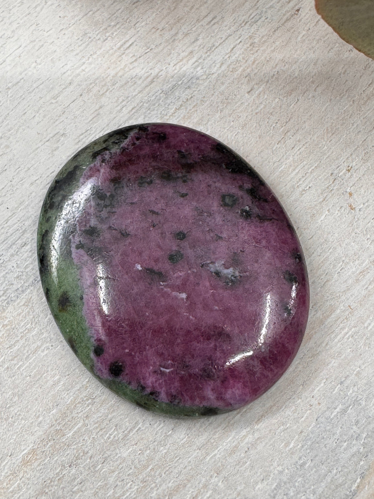 Ruby Zoisite Cabochon| Jewellery & Healing Stone of Vitality
