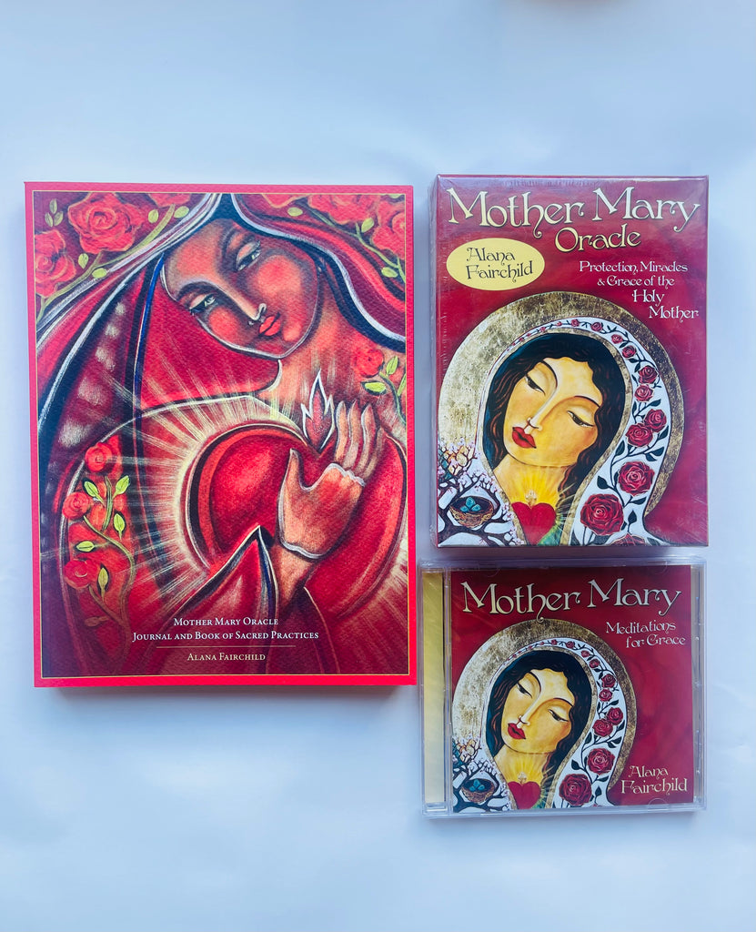 Mother Mary Gift Set - Journal - Oracle Cards & Meditation CD