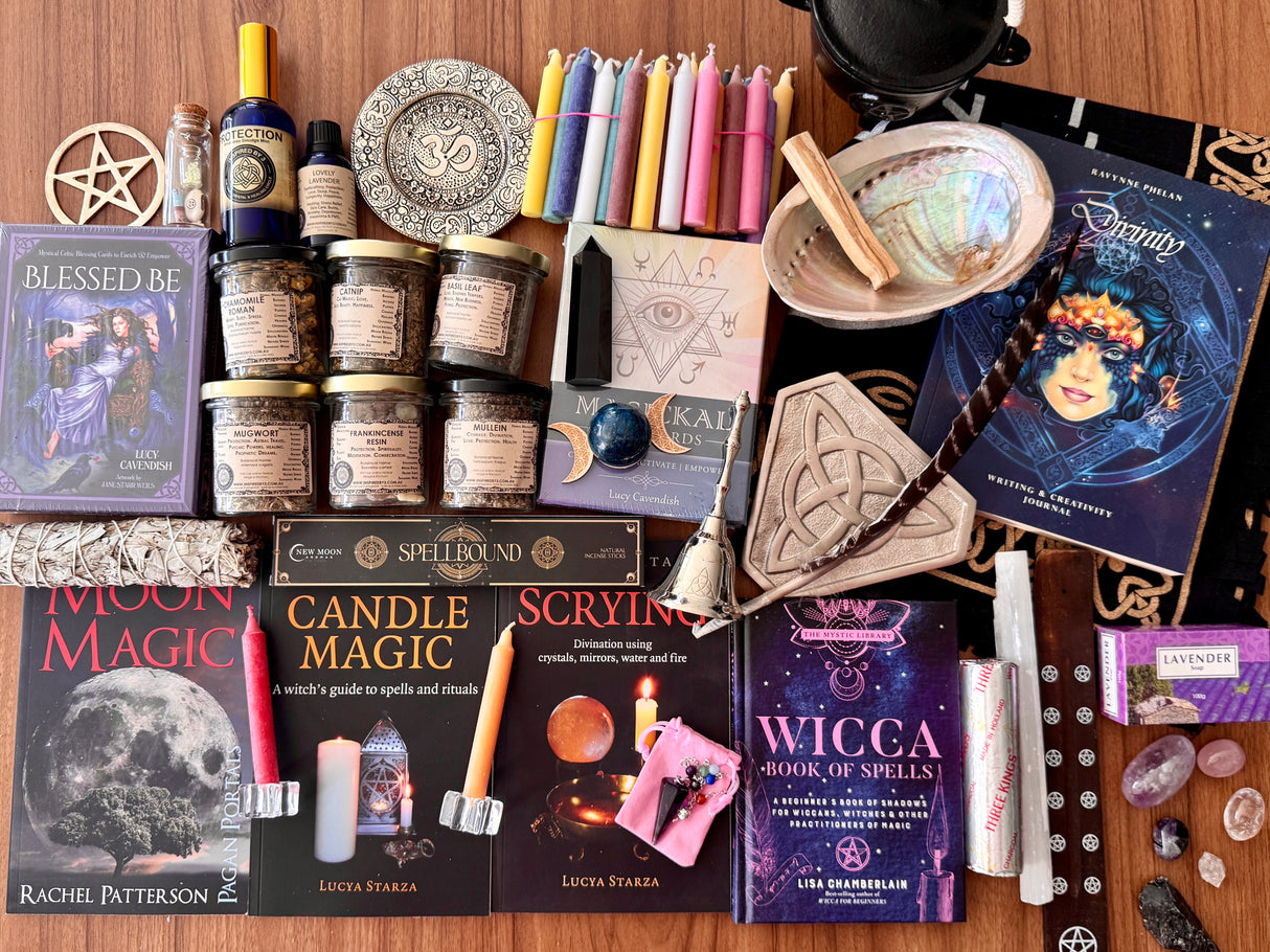 Witches Altar Beginner Box – 86 Magical Items for Your Sacred Space (Free Shipping)