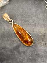 Citrine Silver Pendant & Silver Chain - “I am successful in all areas of life”.