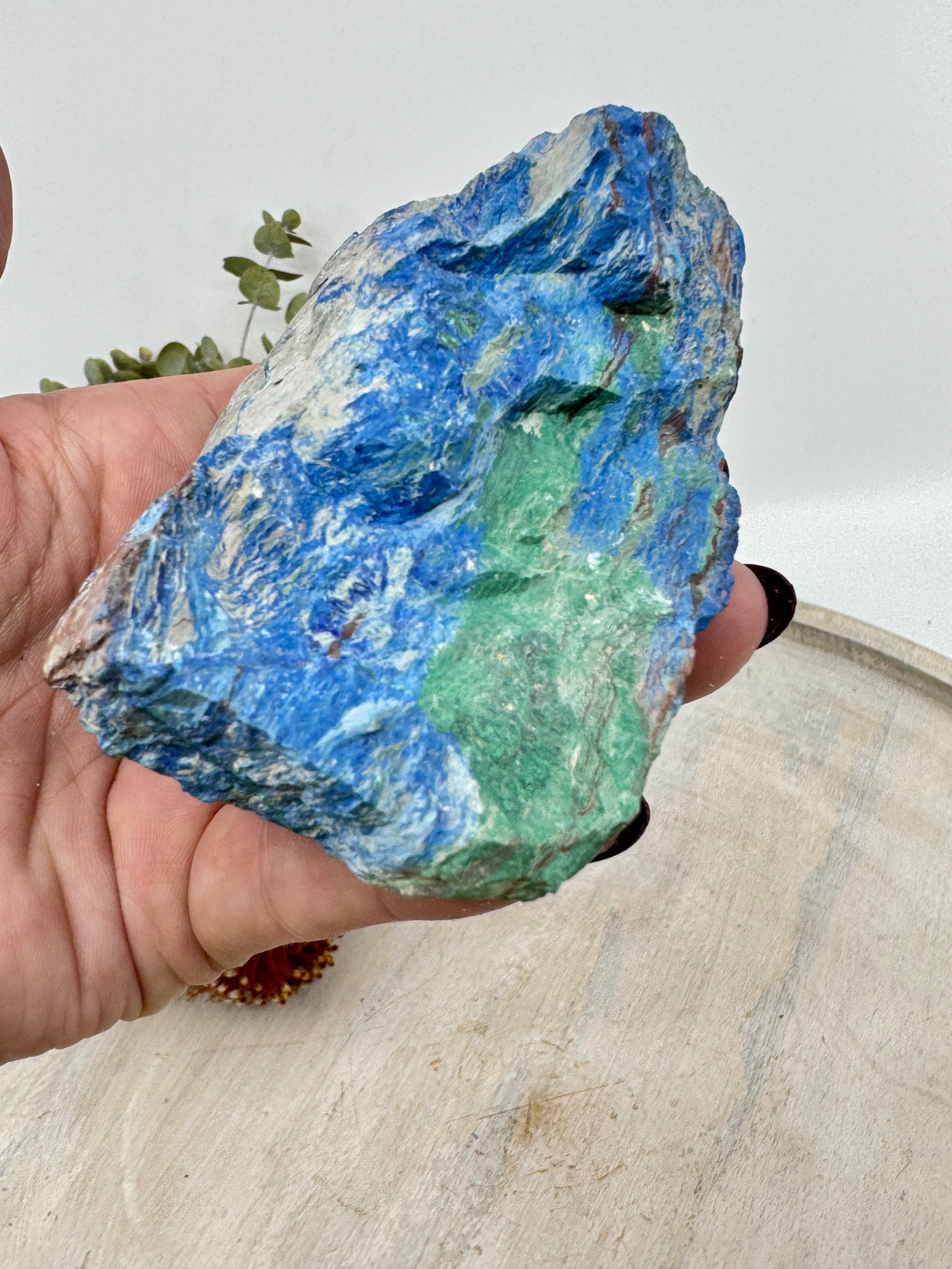 Azurite with Malachite Specimen – 437g – Stone of Emotional Healing, Insight & Transformation