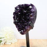 Uruguayan Amethyst Druzy on Stand | 16cm | 2.16kg | Deep Protection & Calm